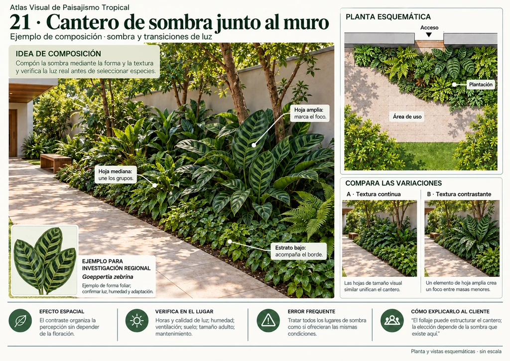 Ficha real del Atlas: 21 - Cantero de sombra junto al muro