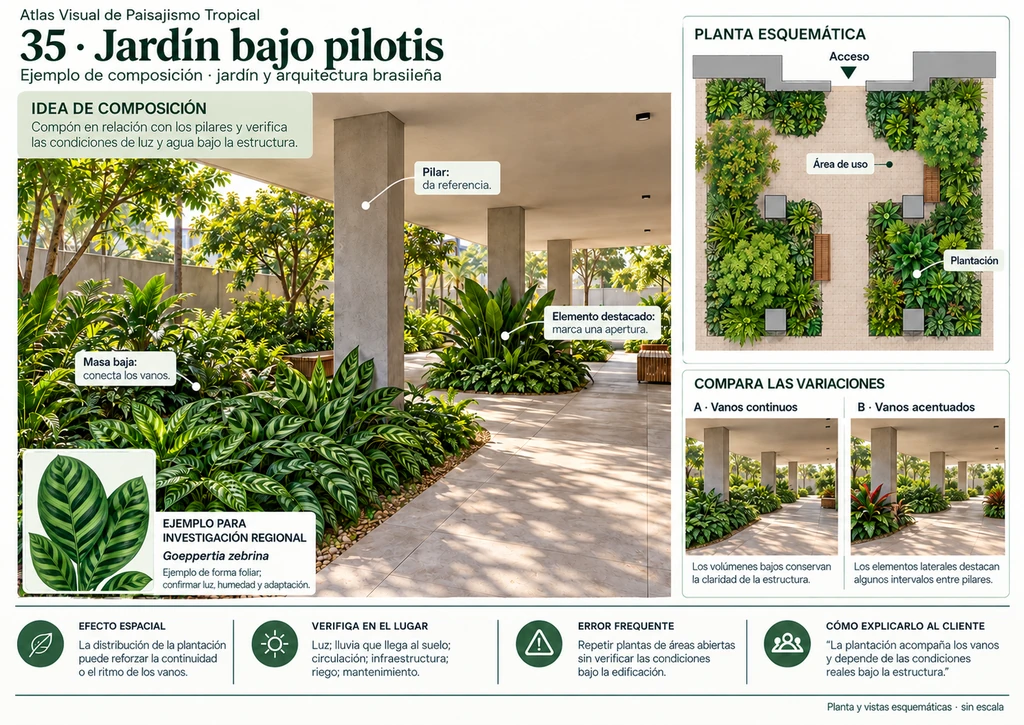 Ficha real del Atlas: 35 - Jardín bajo pilotis